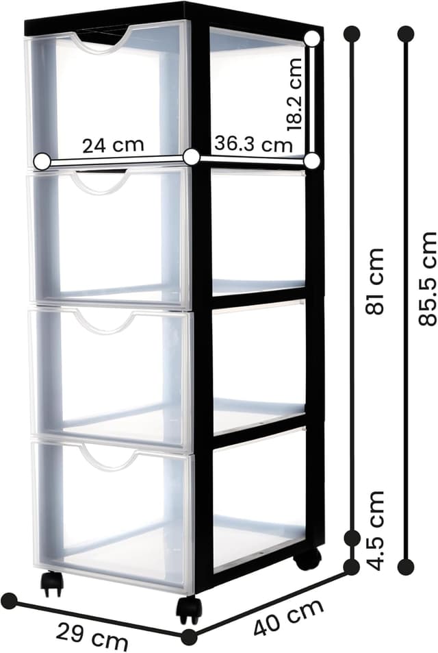 Detalle de Iris Ohyama DDDC-304 Schubladenbox 15 L