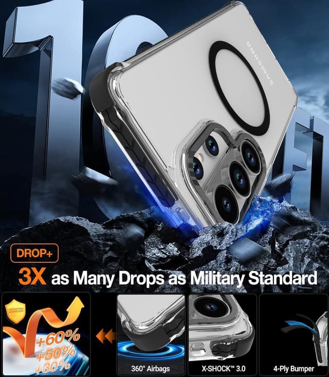 Thumbnail 2 de DeerLamn Strong Magnetic Case for Galaxy S26 Ultra