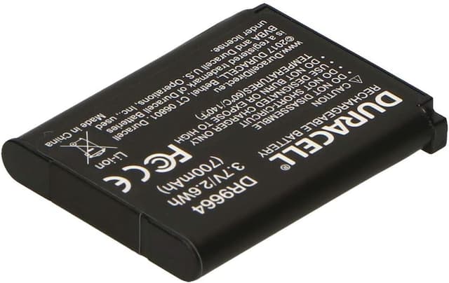 Detalle de Duracell DR9664 batteria compatibile per Nikon EN-EL10 e Olympus Li-40B (3.7 V, 700 mAh)