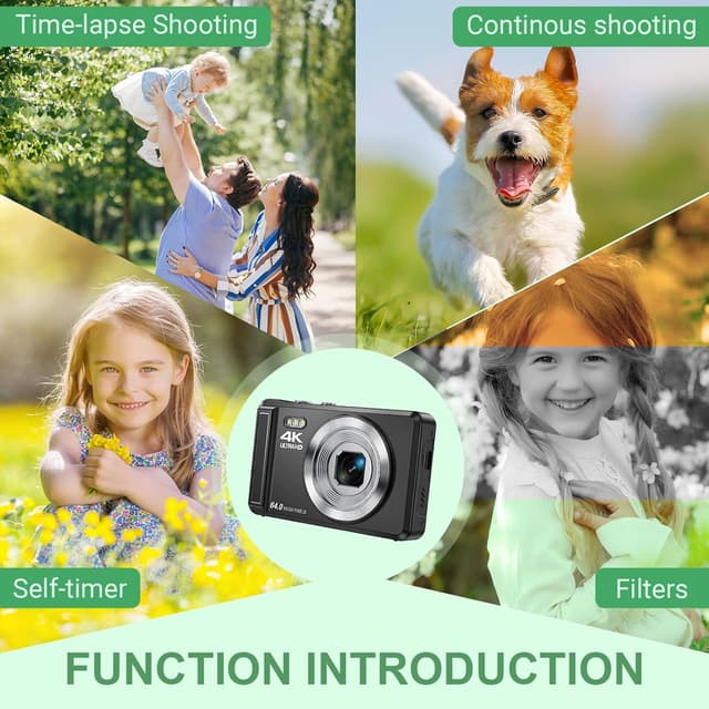 Detalle de ZMOQNG 4K 64MP vlogging camera