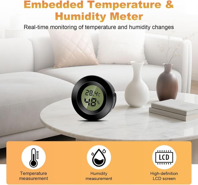 Detalle 2 de Lot de 3 hygromètres thermomètres numériques