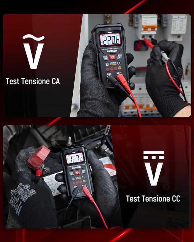 Thumbnail 4 de KAIWEETS KM200s Multimetro digitale True RMS