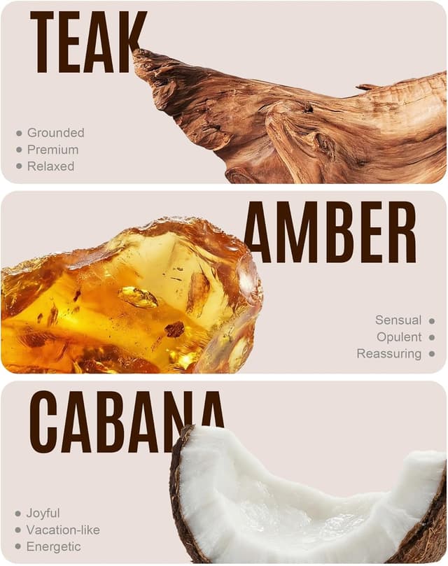 Detalle de Natural Wooden Car Air Freshener Visor Clip (Teak/Coconut/Amber) with Refillable Wood Chips