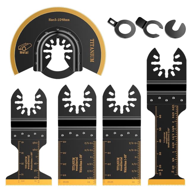 Detalle de AICOYA Titanio 5 piezas para multiherramienta