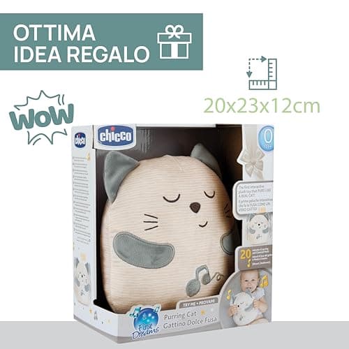 Thumbnail 7 de Chicco Gatito Ronroneador 🎹 Peluche Interactivo Suave, Lavable