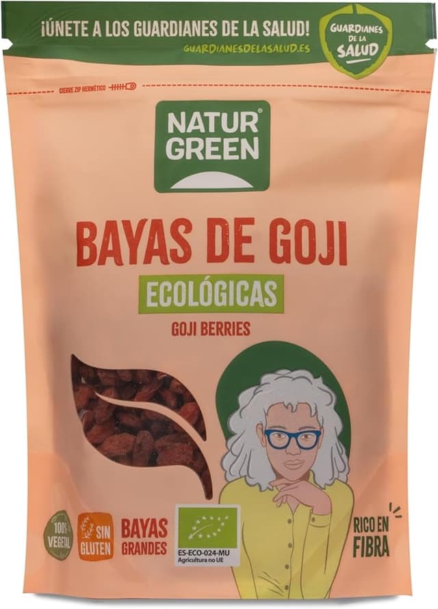 Imagen de NaturGreen Bayas de Goji Deshidratadas 🌱 200g Bio en OfertitasTOP