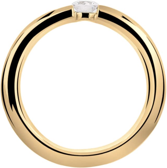 Thumbnail 1 de Nenalina Ring Silber 925 Damen Verlobungsring vergoldet mit 4 mm weißer Cubic Zirkonia