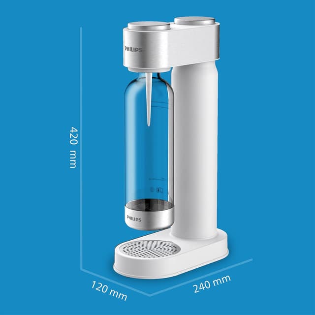 Thumbnail 5 de Philips GoZero Add4902Wh/10 produttore di acqua frizzante 1 l 🥤