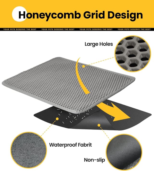 Thumbnail 4 de Conlun Jumbo Cat Litter Mat with Handles