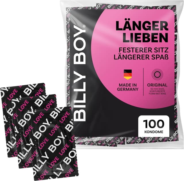 Imagen de BILLY BOY Kondome Länger Lieben 52 mm 🛡 en OfertitasTOP
