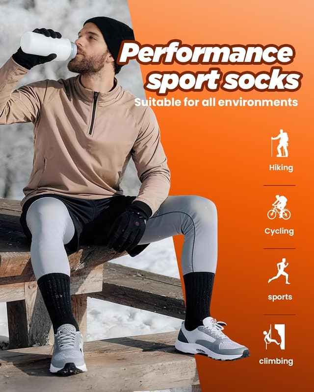 Detalle 2 de PULlOU hiking socks, 35–38