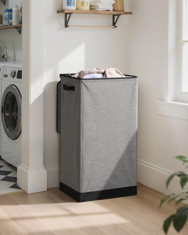 Thumbnail 1 de SOLEDI Laundry Hamper 100L collapsible basket