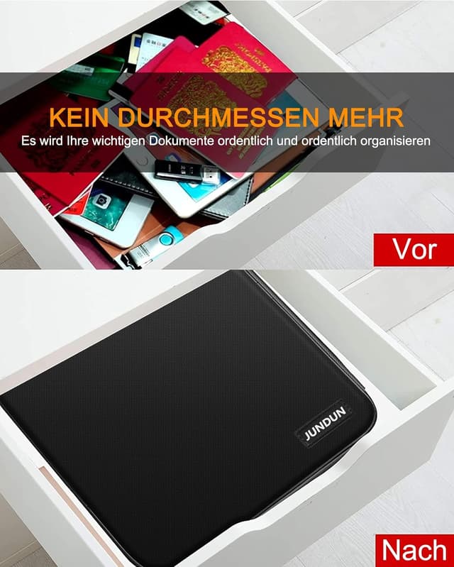 Thumbnail 5 de JUNDUN Dokumentenbox 36×26,9×10 cm