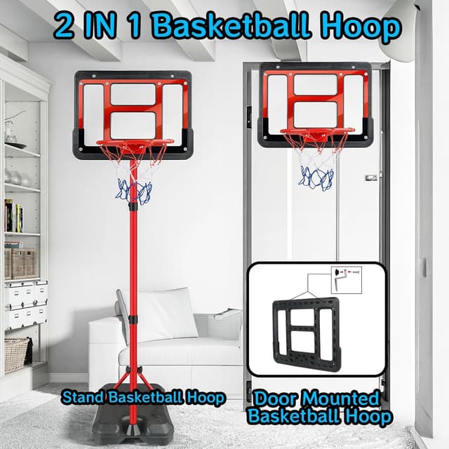 Detalle de ShyLizard Mini Basketball Hoop 6.2 ft