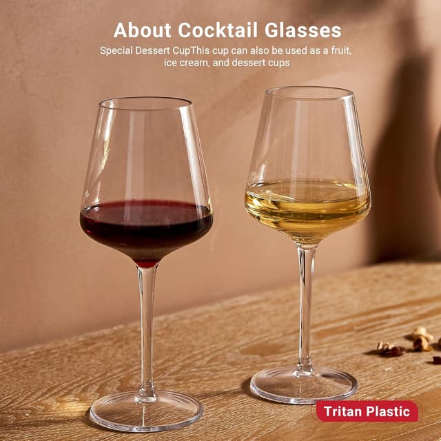 Thumbnail 5 de HAHASHOW Copas de Vino Tinto Irrompibles para Fiestas 🍷