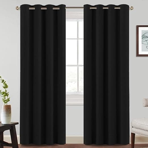 Detalle de BellaHills Cortinas Opacas 140x260 CM, 2 Piezas 🖤