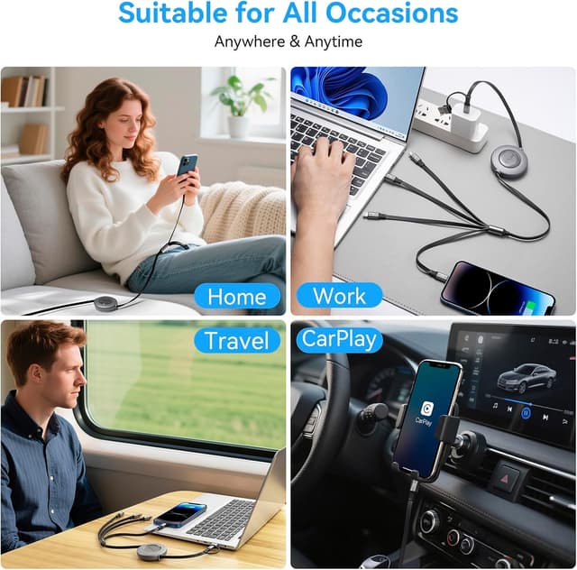 Thumbnail 4 de Minlu Multi USB Kabel 6 in 1