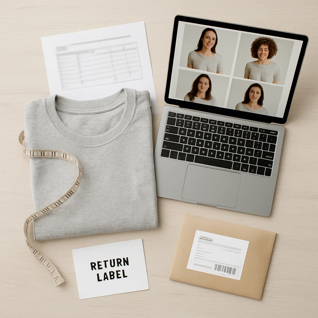 Persona finalizando compra online con confianza