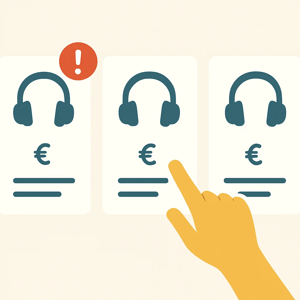 Ilustración del artículo: Cómo detectar falsas ofertas online en España y comprar con cabeza