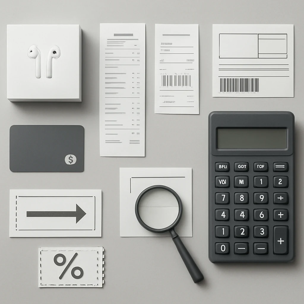 Ilustración de lista comparativa