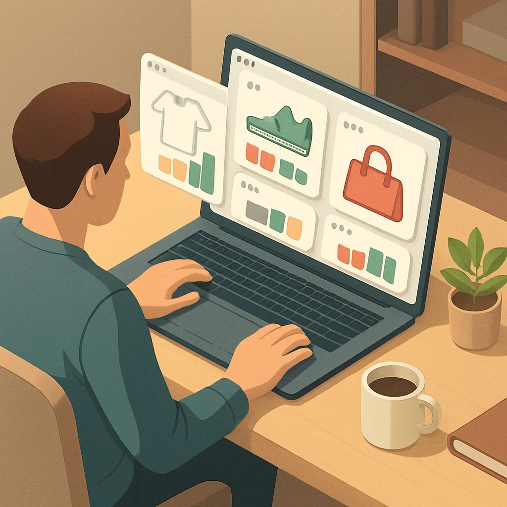 Ilustración del artículo: Dónde buscar chollos online primero (y qué dejar para el final)