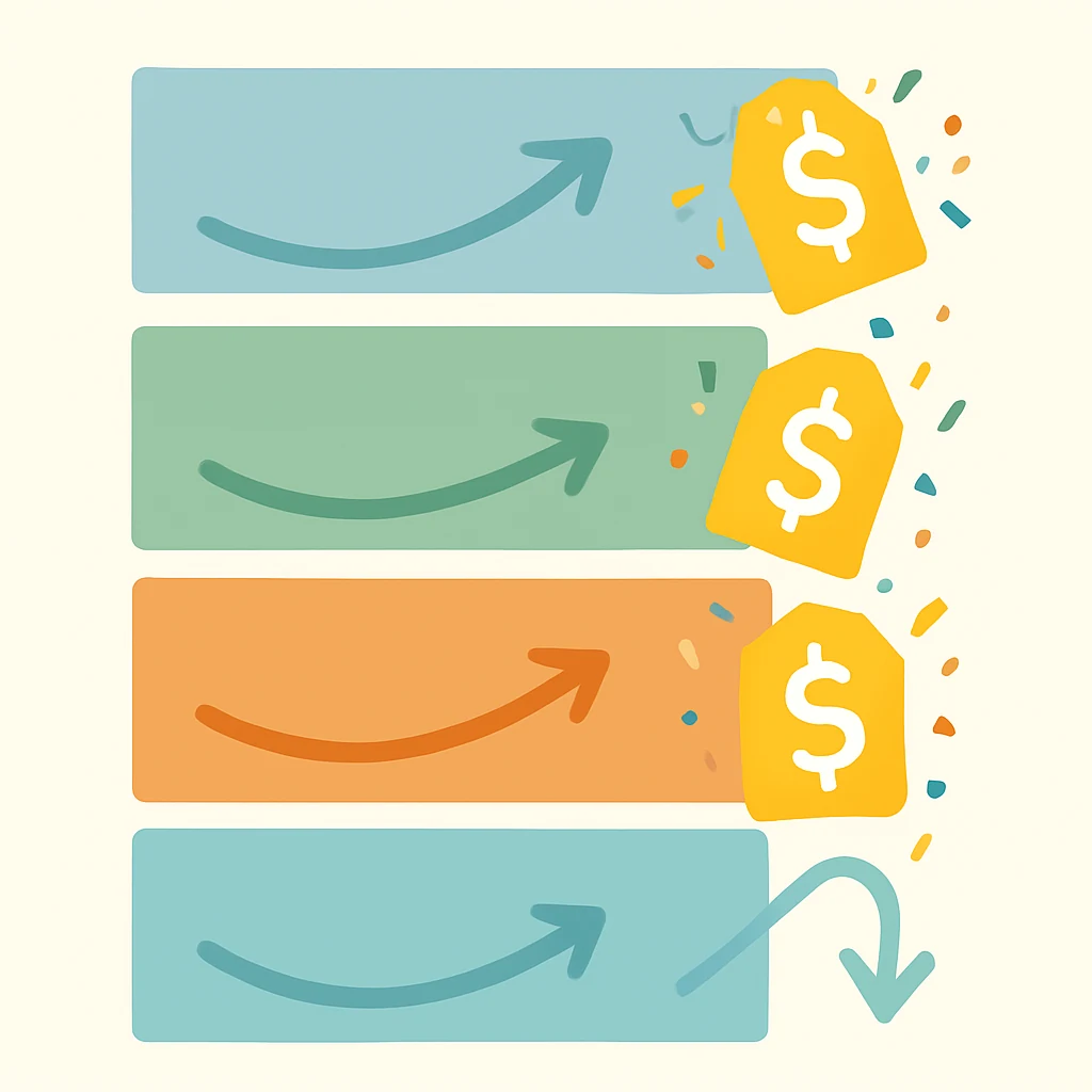 Ilustración de carpeta con políticas de tiendas