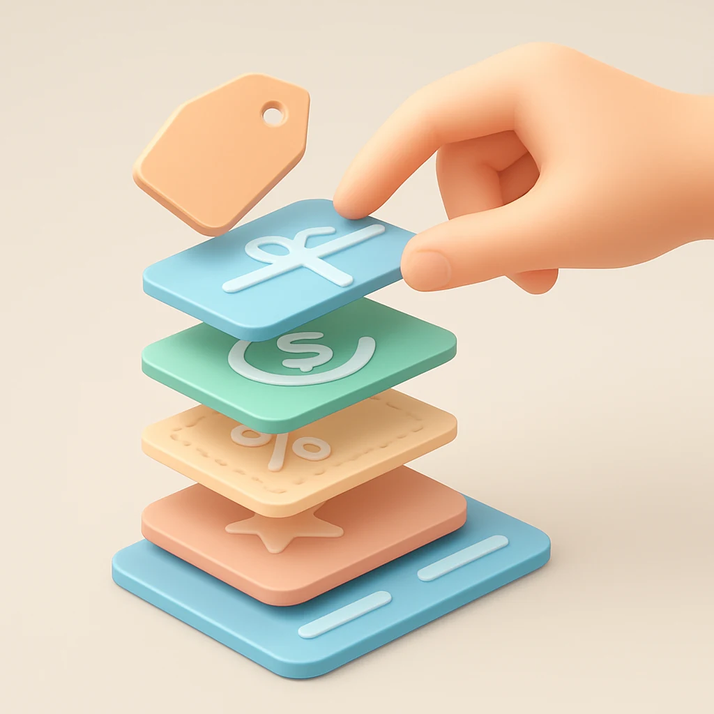 Ilustración del artículo: Jerarquía del ahorro online: en qué orden usar cada truco