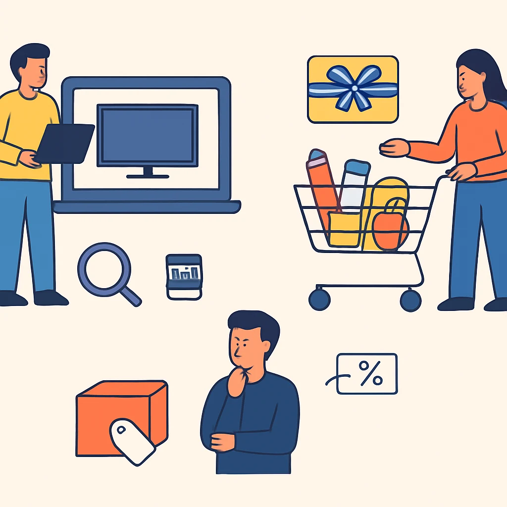 Ilustración del artículo: Jerarquía del ahorro online: en qué orden usar cada truco