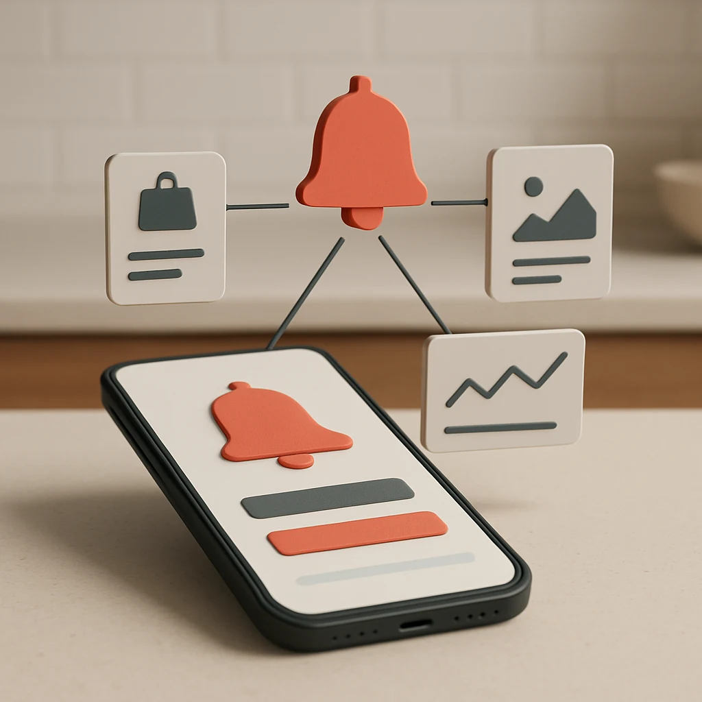 Ilustración del artículo: The Price-Alert Ladder: Catch Online Deals Without Living on Your Phone
