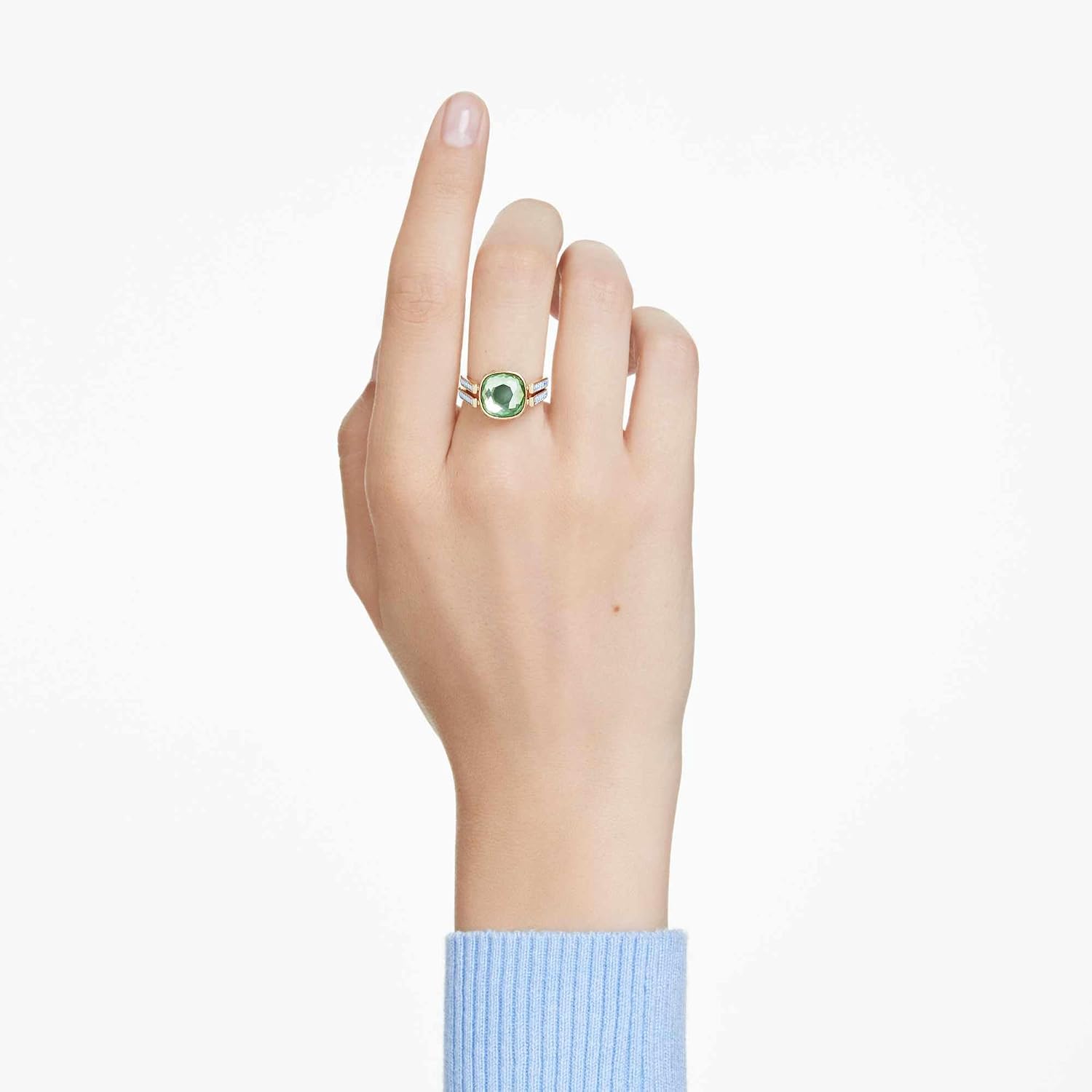 Thumbnail 6 de Swarovski Chroma Ring Kissenform 55 Grün Rosa Blau