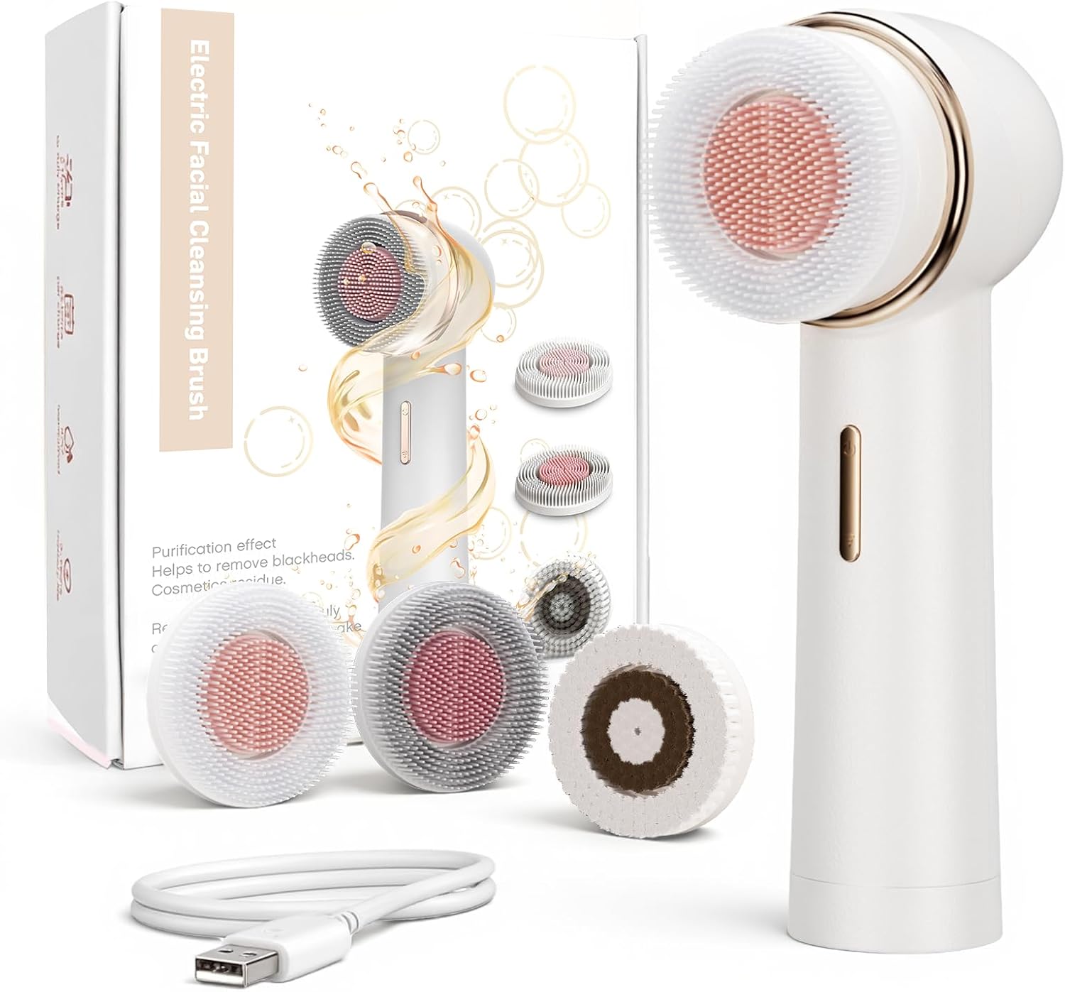 Detalle de MOXYOY Bidirectional Facial Brush 3 speeds 🧖♀