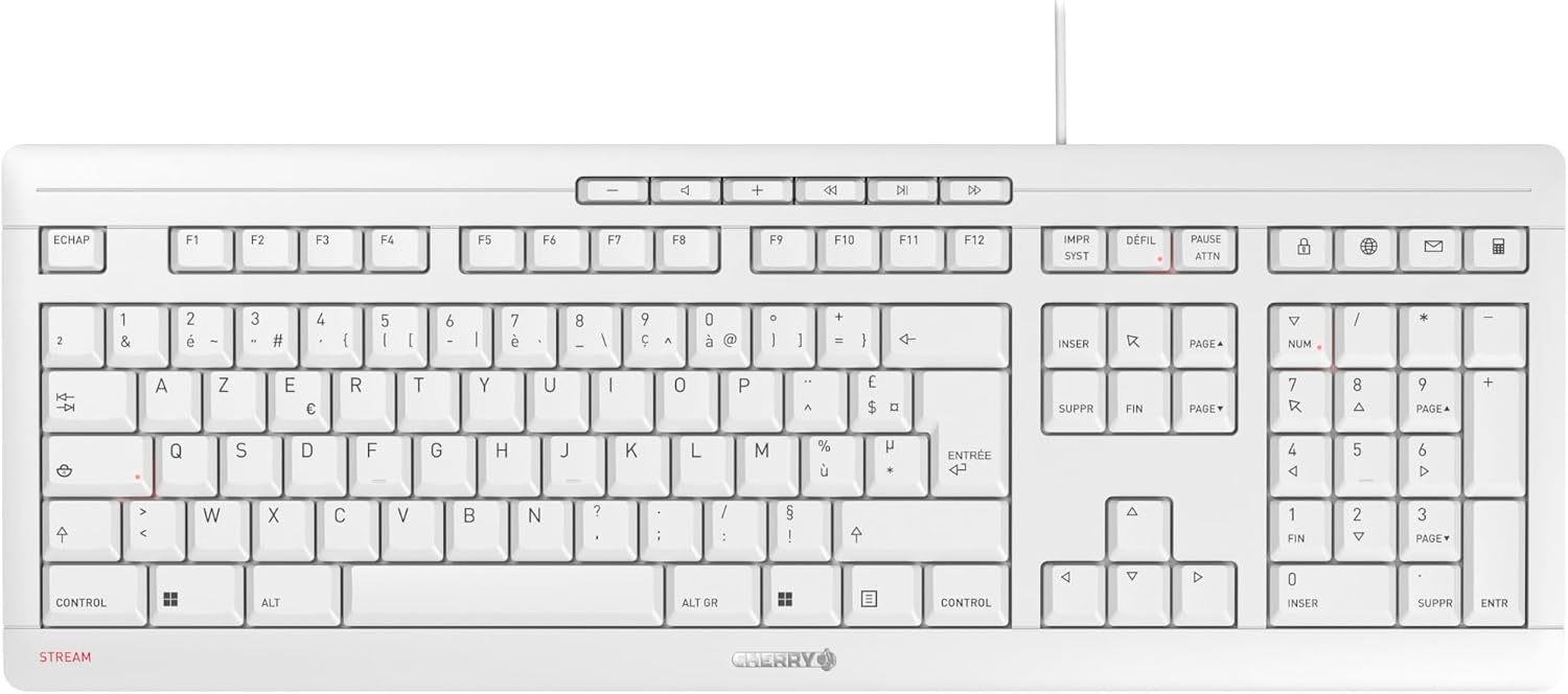 CHERRY Stream Keyboard clavier filaire 8