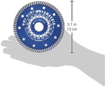 Detalle 1 de 山真製鋸 鬼切りプレミアム PEM-OK-125W ダイヤモンドカッター ウェーブタイプ 125mm