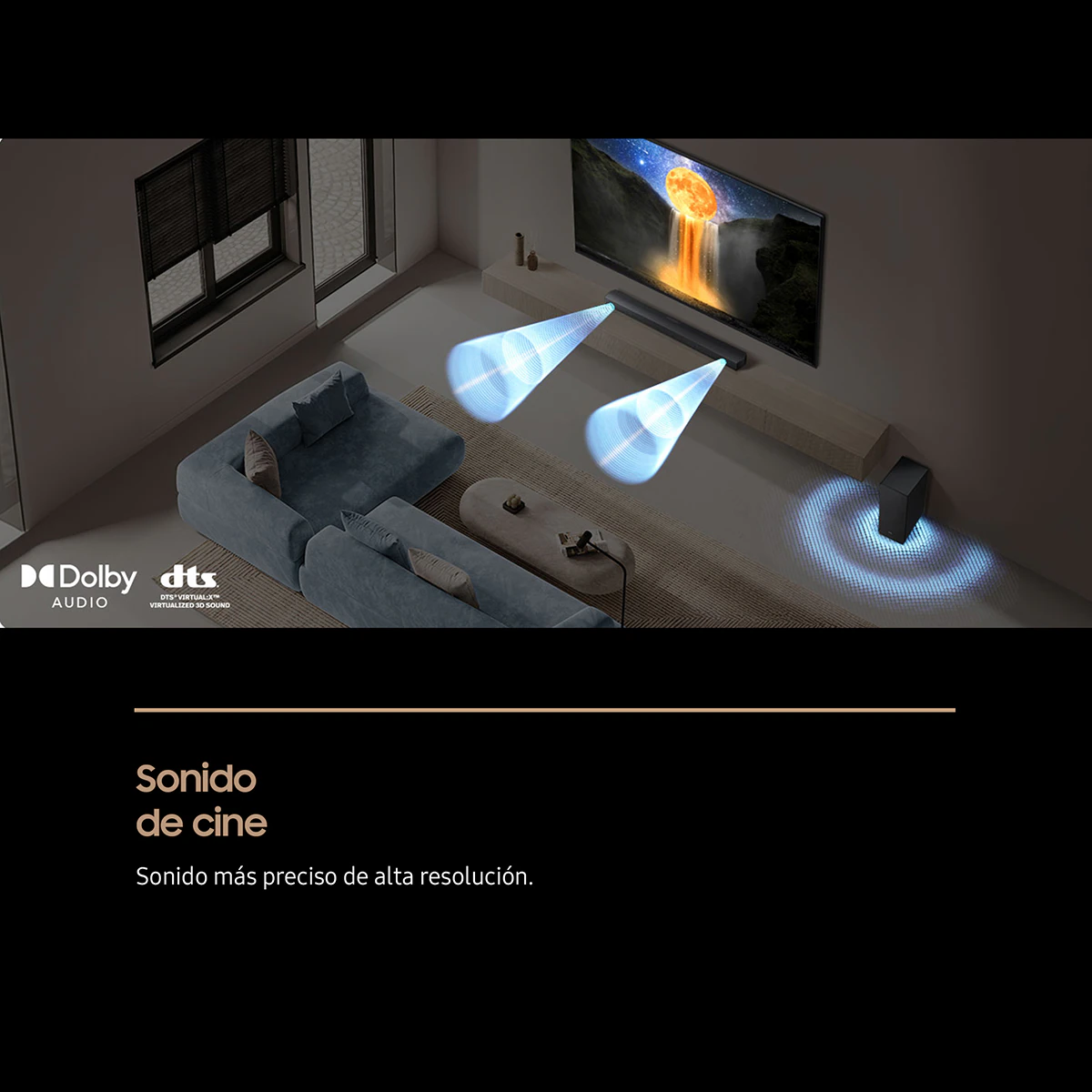 Thumbnail 2 de Samsung HW-B450F barra de sonido 300 W, sub 6,5" inalámbrico 📺