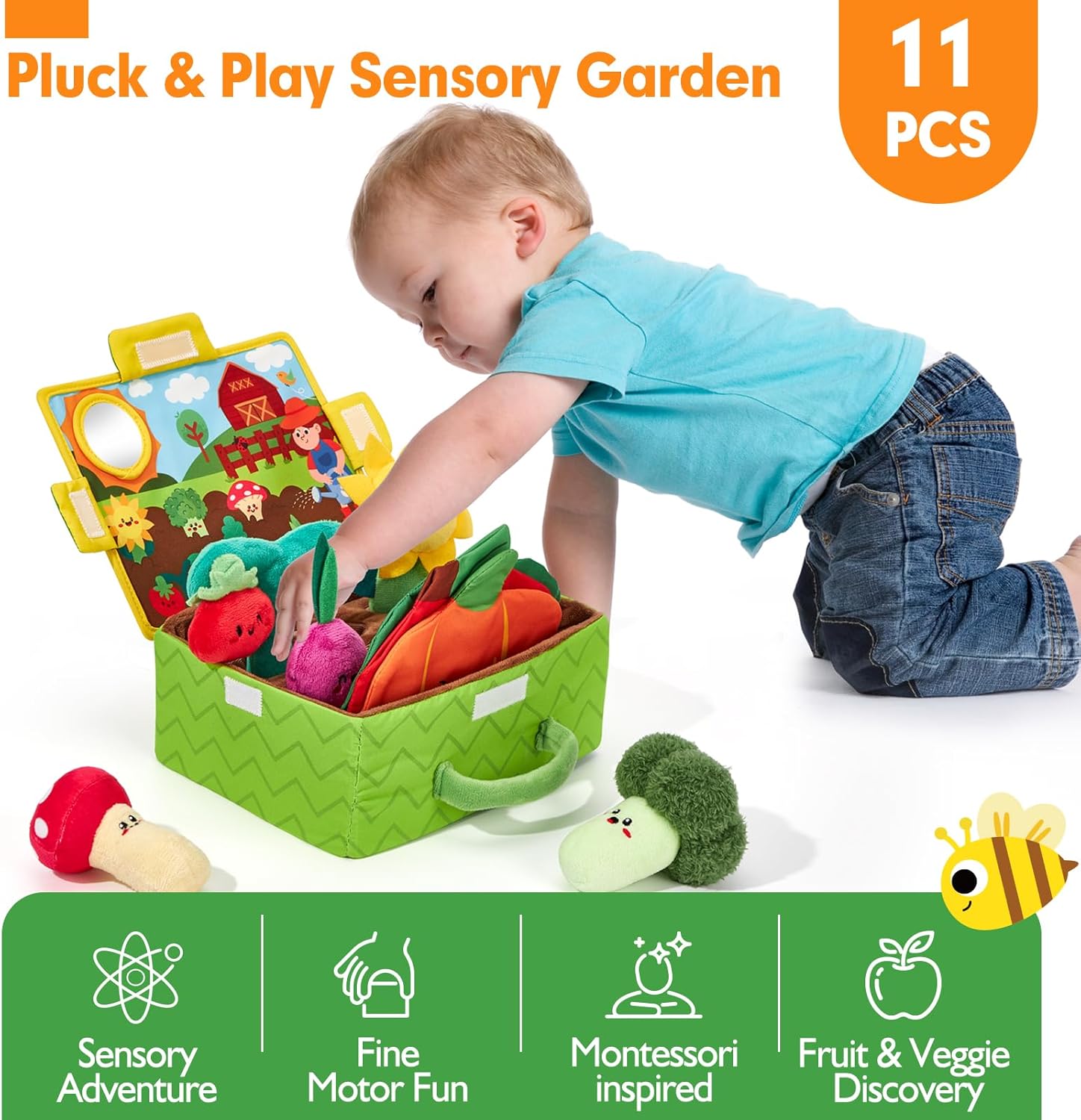 Thumbnail 1 de hahaland Baby Toys Montessori sensory garden 6–12 months