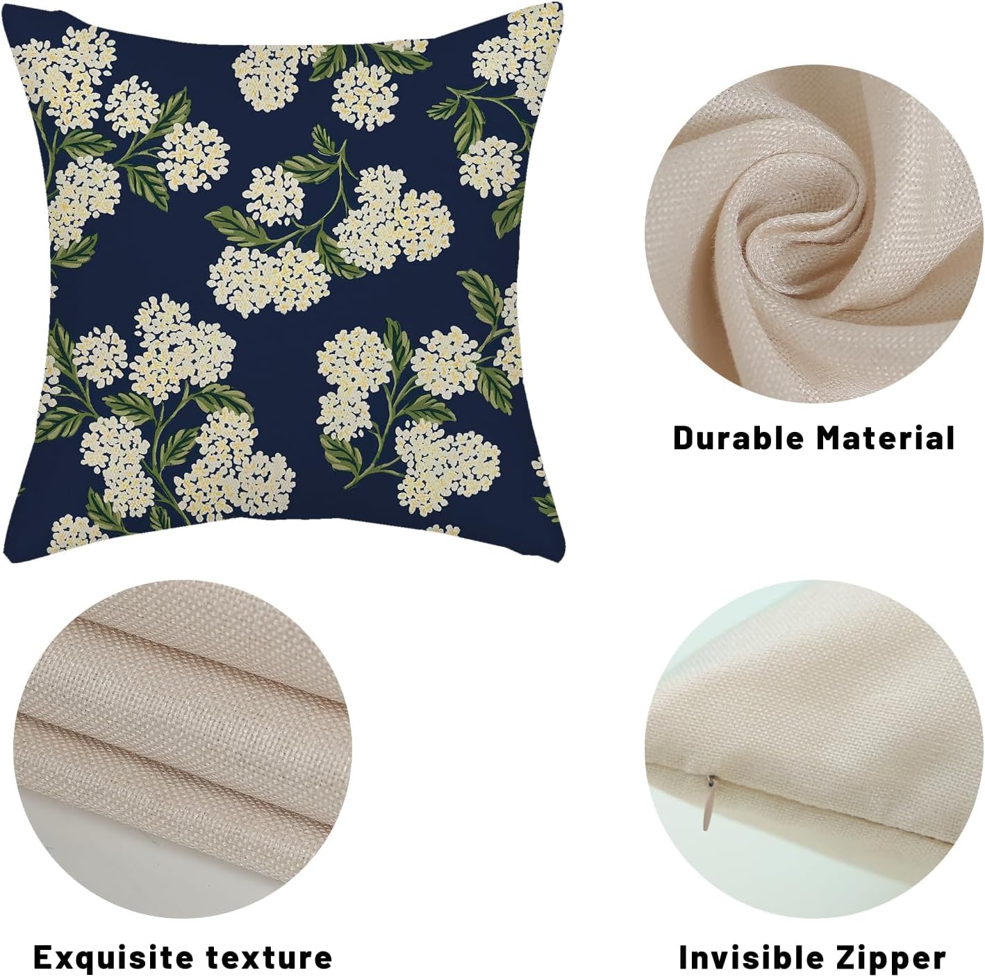 Thumbnail 6 de Floral Pillow Covers, 18x18 Inch