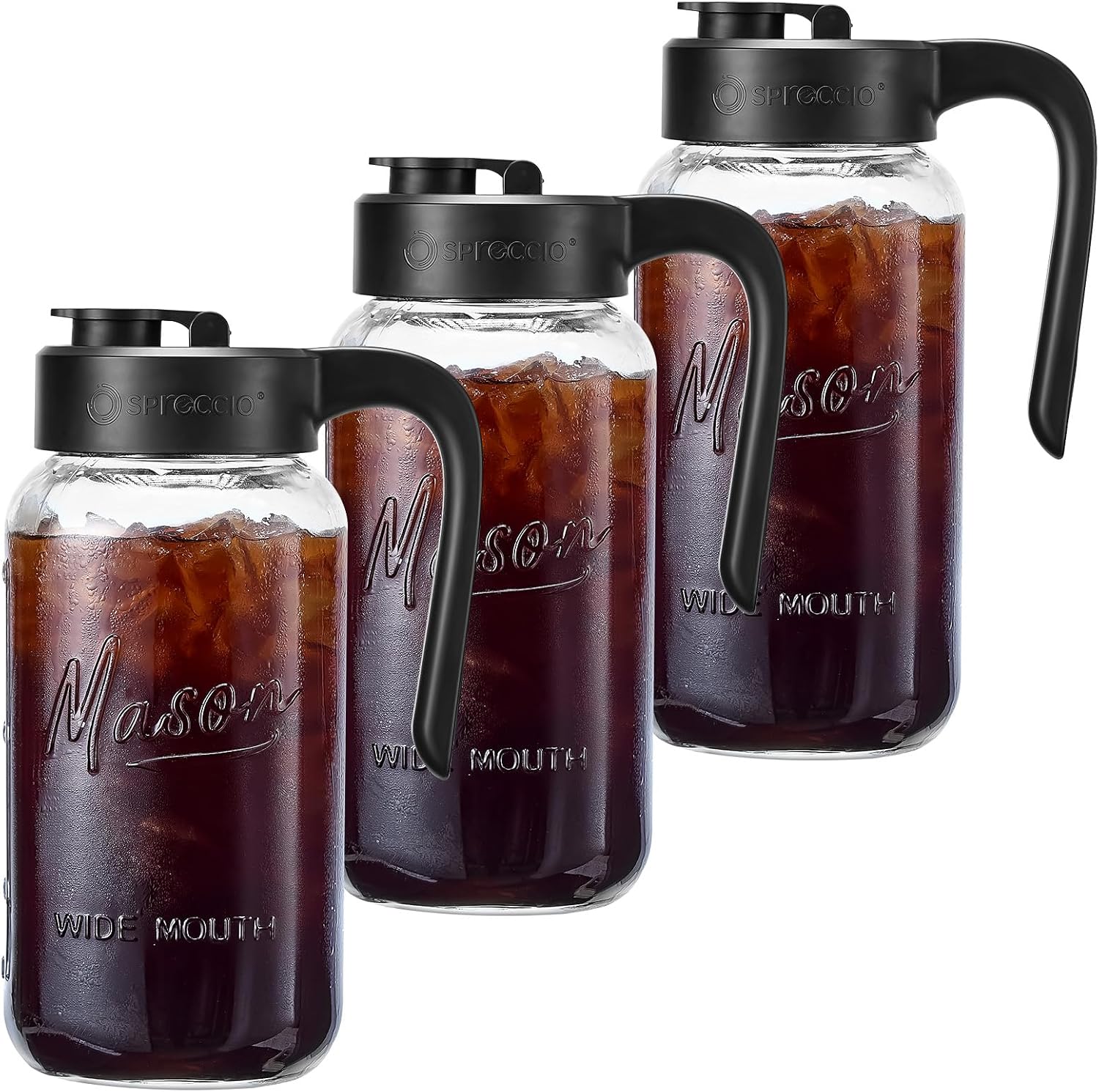 Thumbnail 6 de Spreccio Mason Jar Pitcher 64 oz