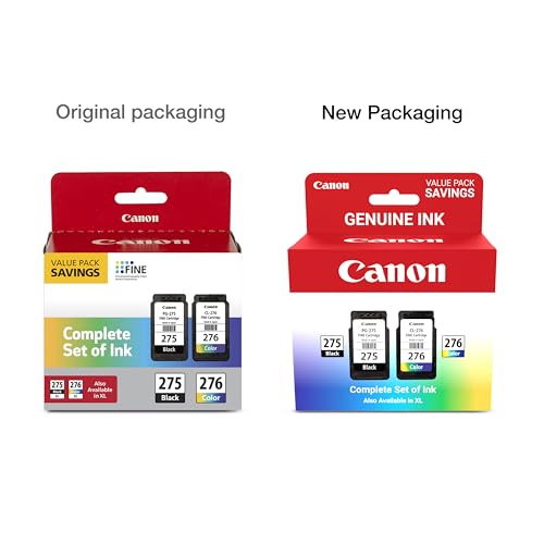 Detalle de Canon PG-275 / CL-276 Genuine Ink Value Pack (2 Cartridges) for TS/TR Series