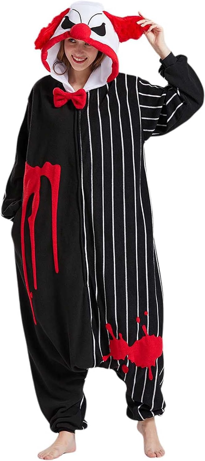 Detalle de DarkCom Adult Animal Onesie Pajamas with Hood, Tail and Side Pockets