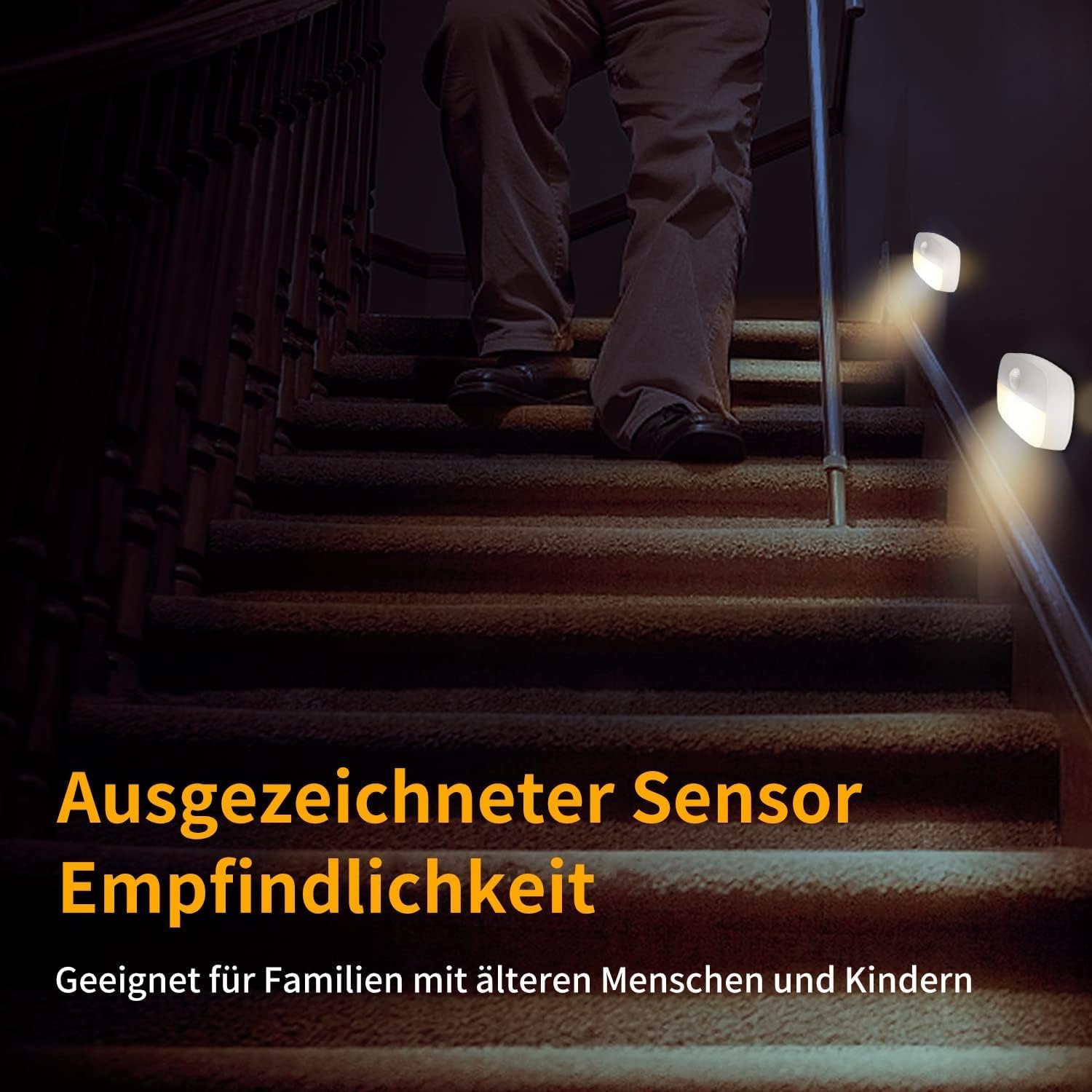 Thumbnail 5 de LED Nachtlicht mit Bewegungsmelder 4er Set