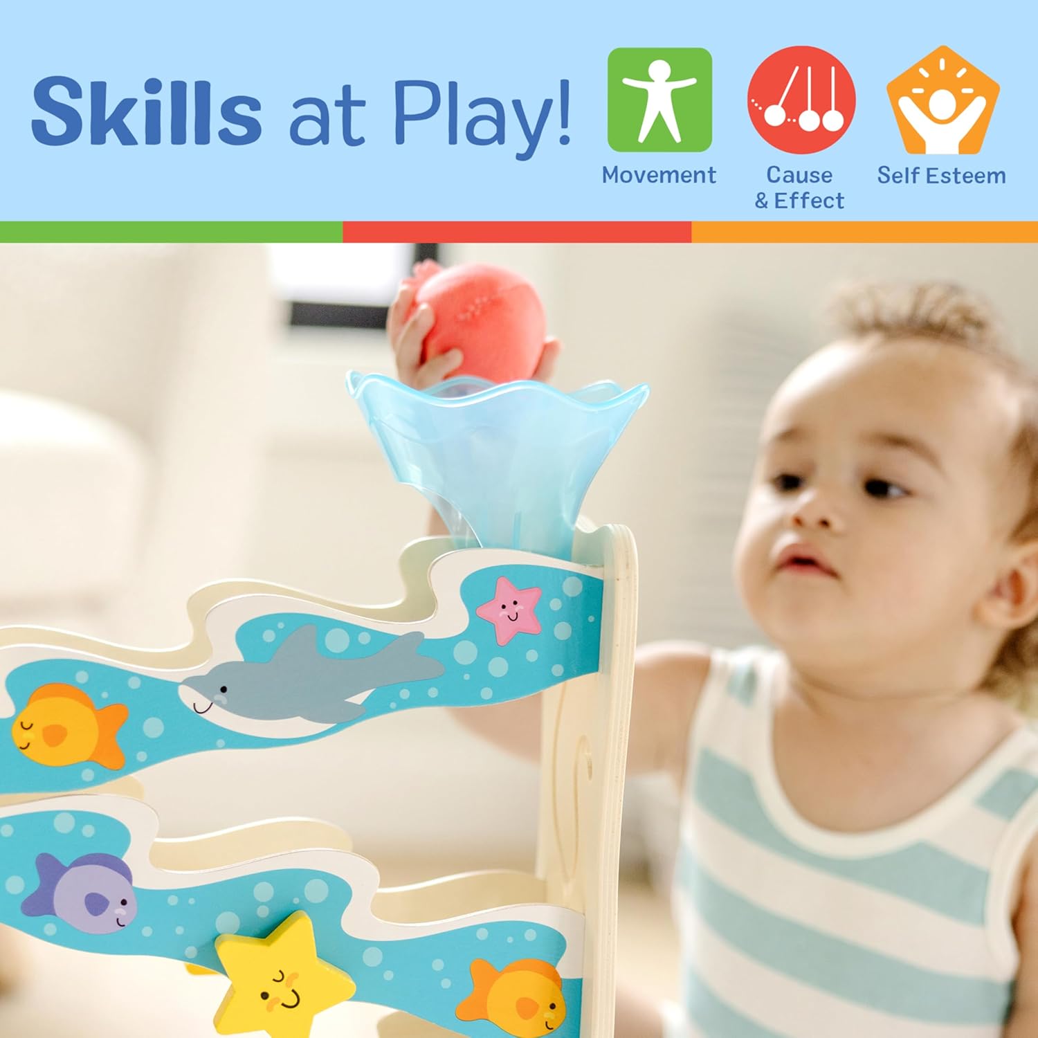 Thumbnail 4 de Melissa & Doug Rollables 5-piece Ball Drop