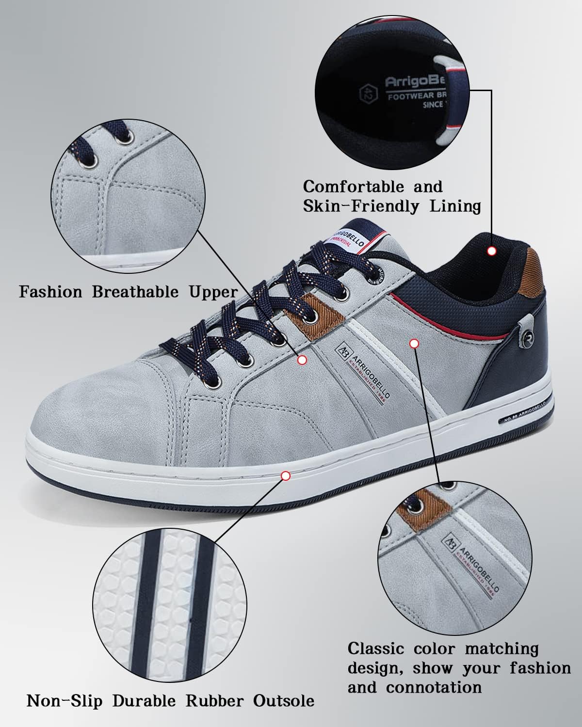 Thumbnail 5 de Arrigo Bello Sneakers Uomo Comfort