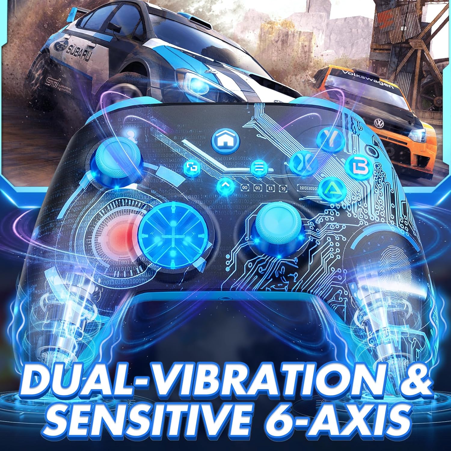 Detalle de Lapezei Wireless Controller für Xbox Series S/X – Bluetooth Gamepad mit Back Buttons, Turbo, Dual Vibration und 3,5 mm Audio Jack