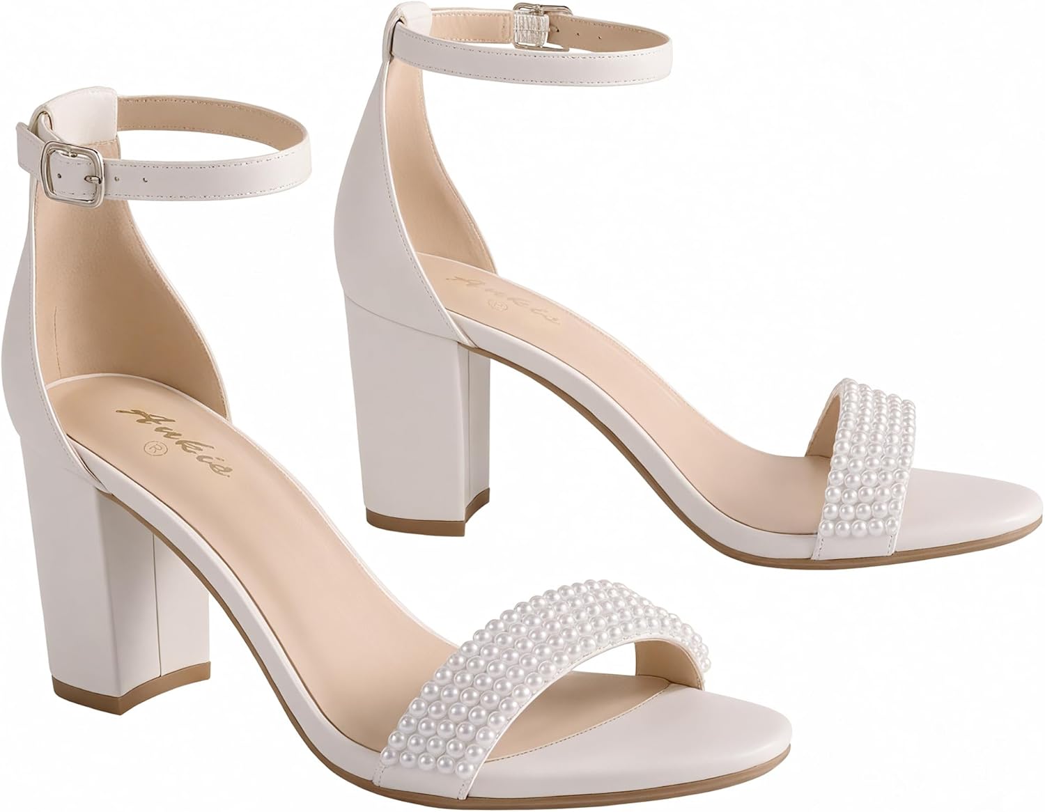 Thumbnail 6 de Ankis Women’s Open-Toe Ankle Strap Chunky Heels (2.75-inch)