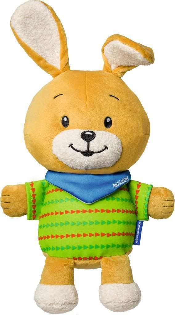 Detalle 2 de Ravensburger ministeps 4199 Kuschelhase Pelle – 25 cm, Babys Spielkamerad ab Geburt