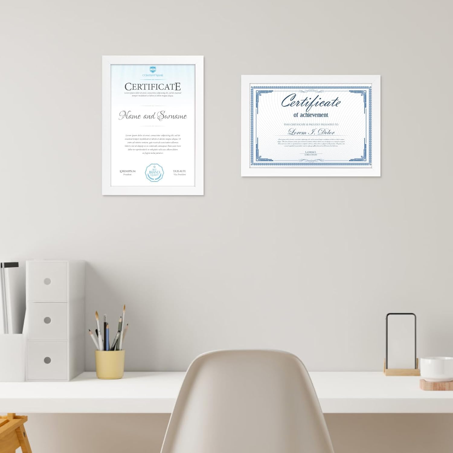 Thumbnail 6 de Giftgarden 12 Pack A4 Photo Frames in White