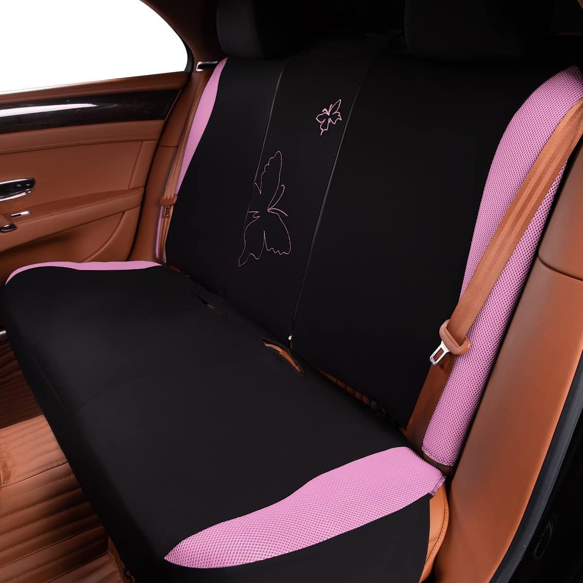 Thumbnail 6 de Flying Banner Butterfly Car Seat Covers (Lace, Pink) – Universal Rear Bench Split, Full Set