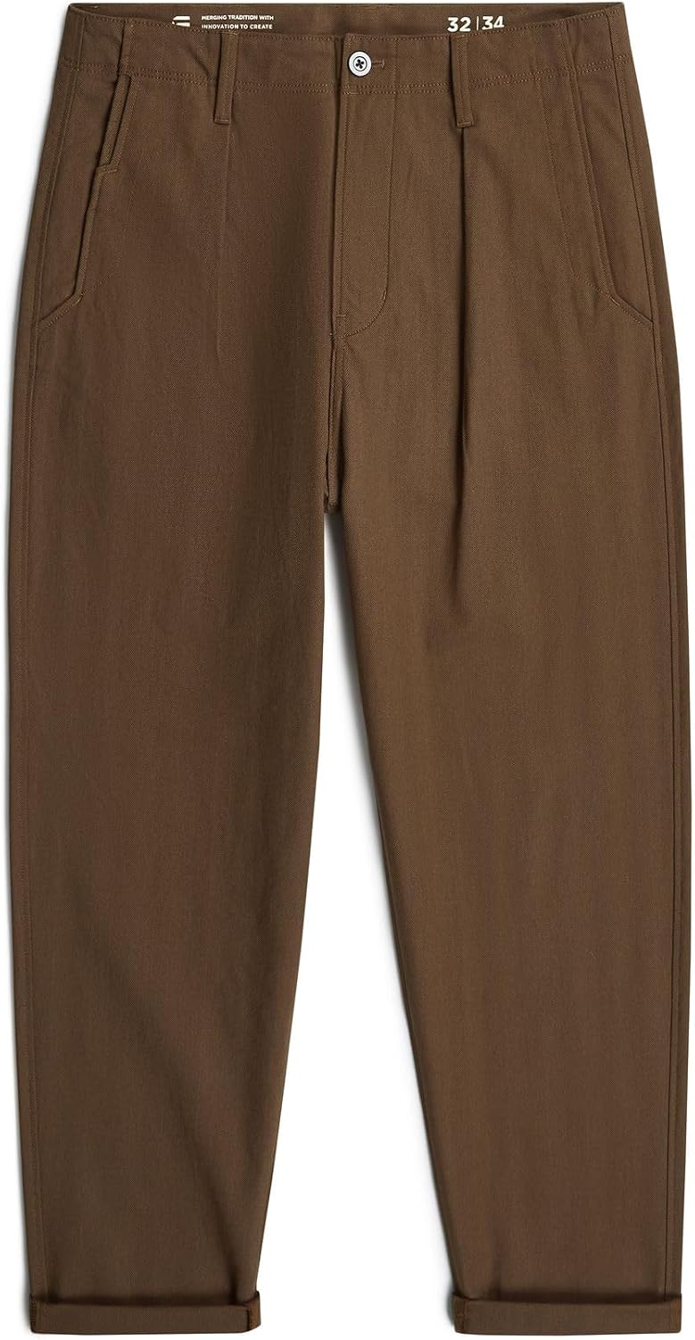 Detalle 2 de G-Star Jeans Pleated Chino Relaxed Tapered Pants hombre