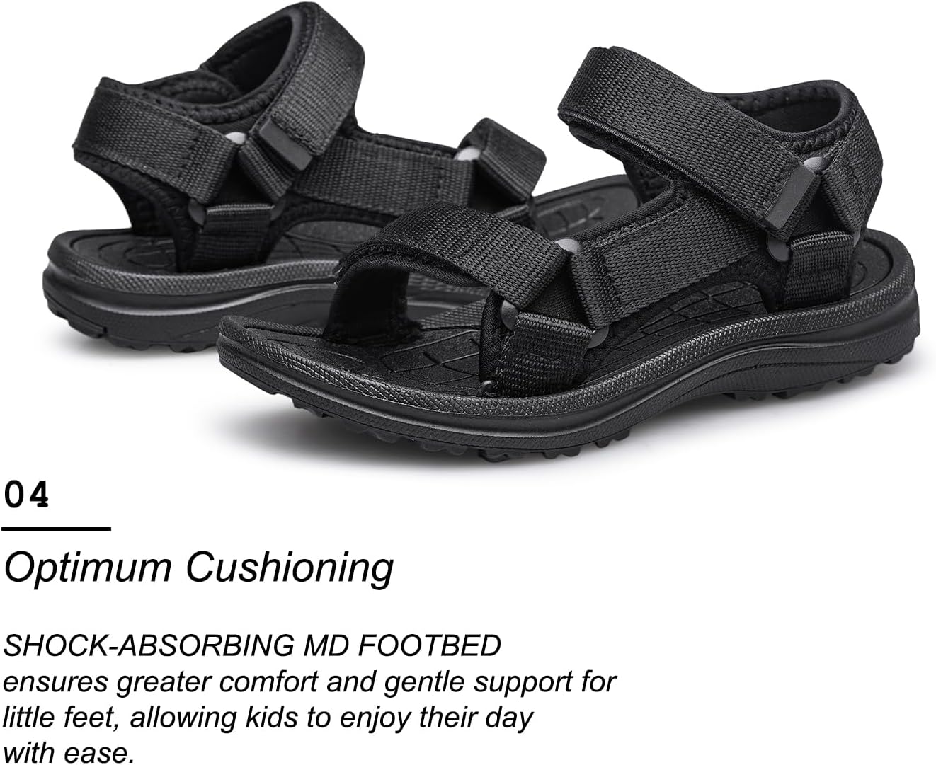Thumbnail 6 de vibdiv Open-Toe Kids Sandals: Lightweight Summer Outdoor Sandals for Daily Adventure