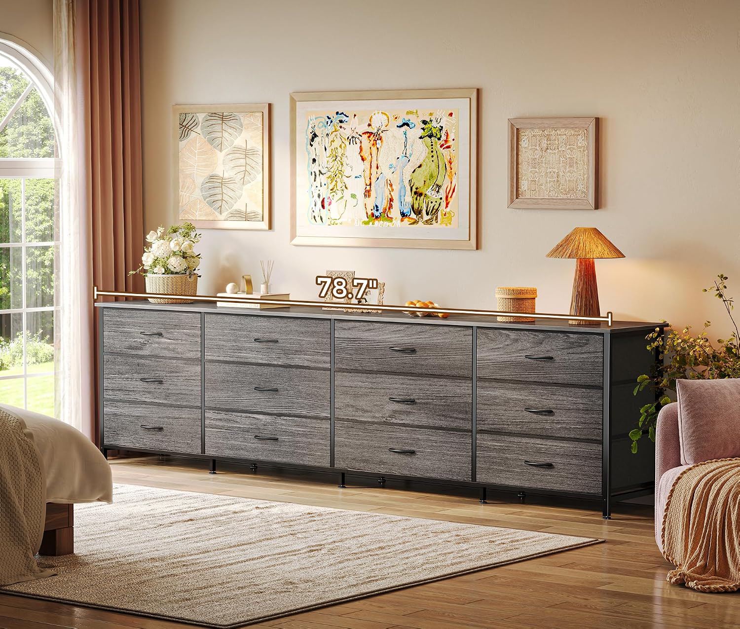 Thumbnail 1 de Huuger Fabric Dresser, 12 Drawers